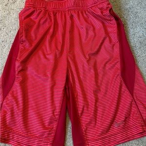 Nike Red Performance Athletic Shorts